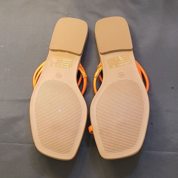BRAND NEW STEVE MADDEN VIBANT ORANGE WOMENS SANDAL S - Picture 11 of 15